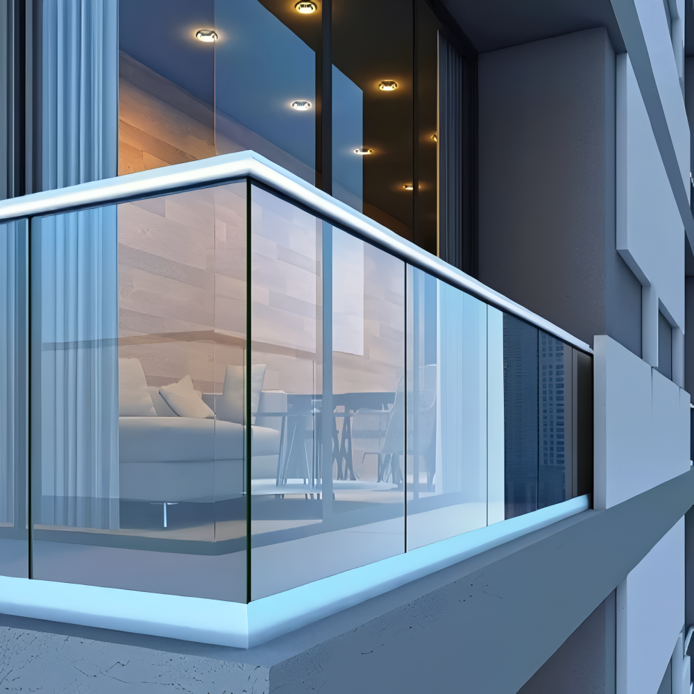 Window Glass Railing